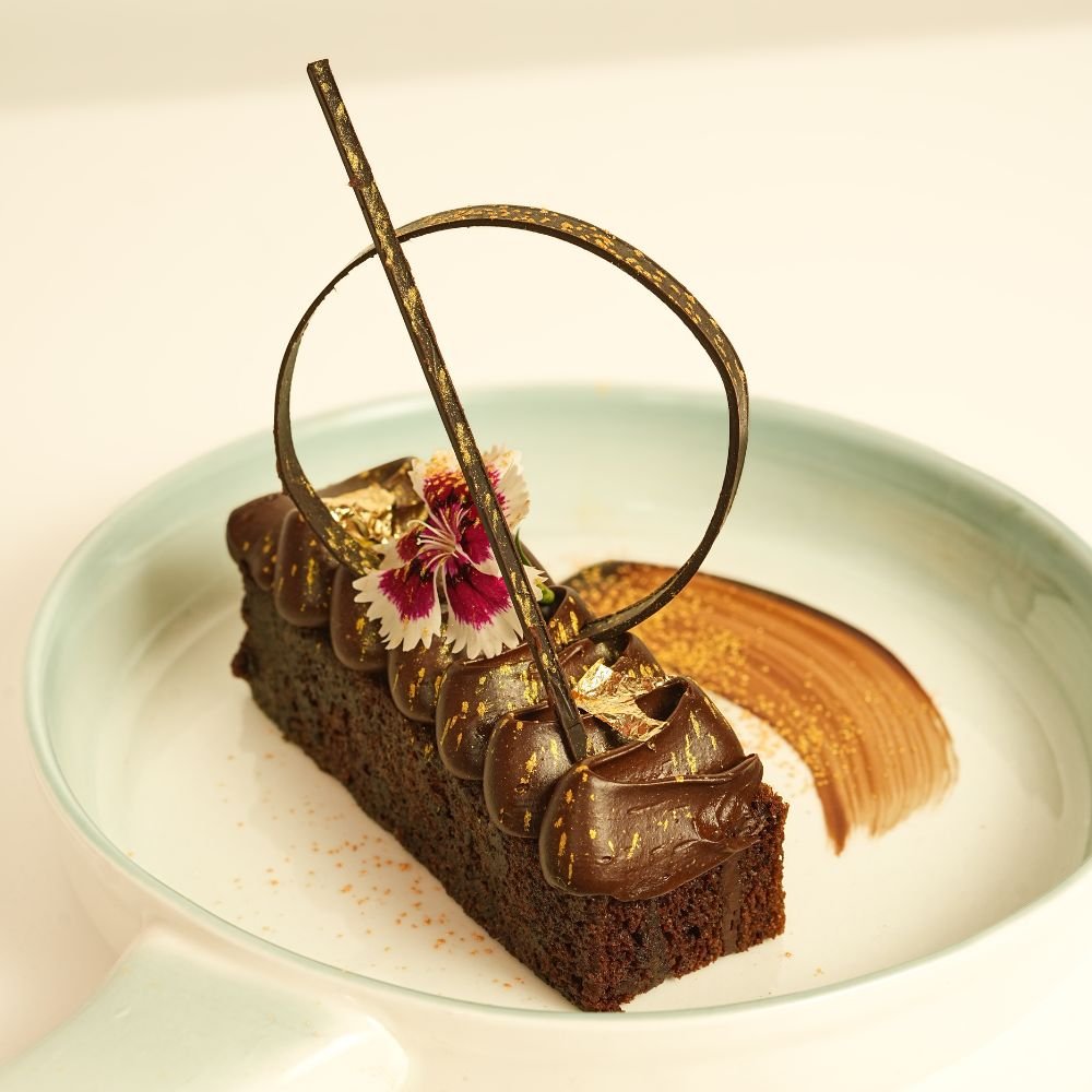 Chocolate truffle pastry with ganache by Meltin Cocoa Hyderabad