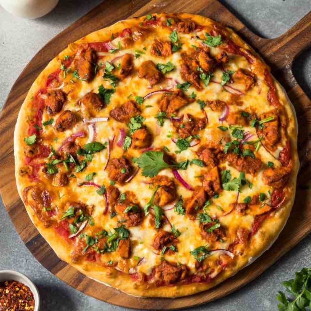 DESI CHICKEN TIKKA PIZZA