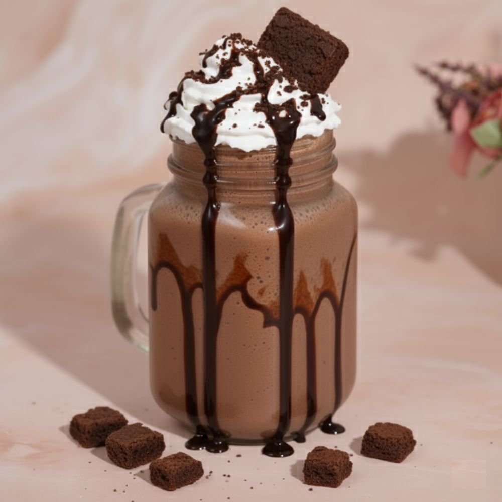 CHOCOLATE BROWNIE THICK SHAKE