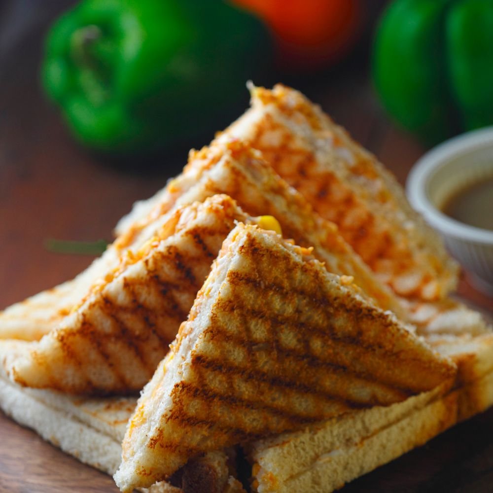 CREAMY GRILLED VEG SANDWICH