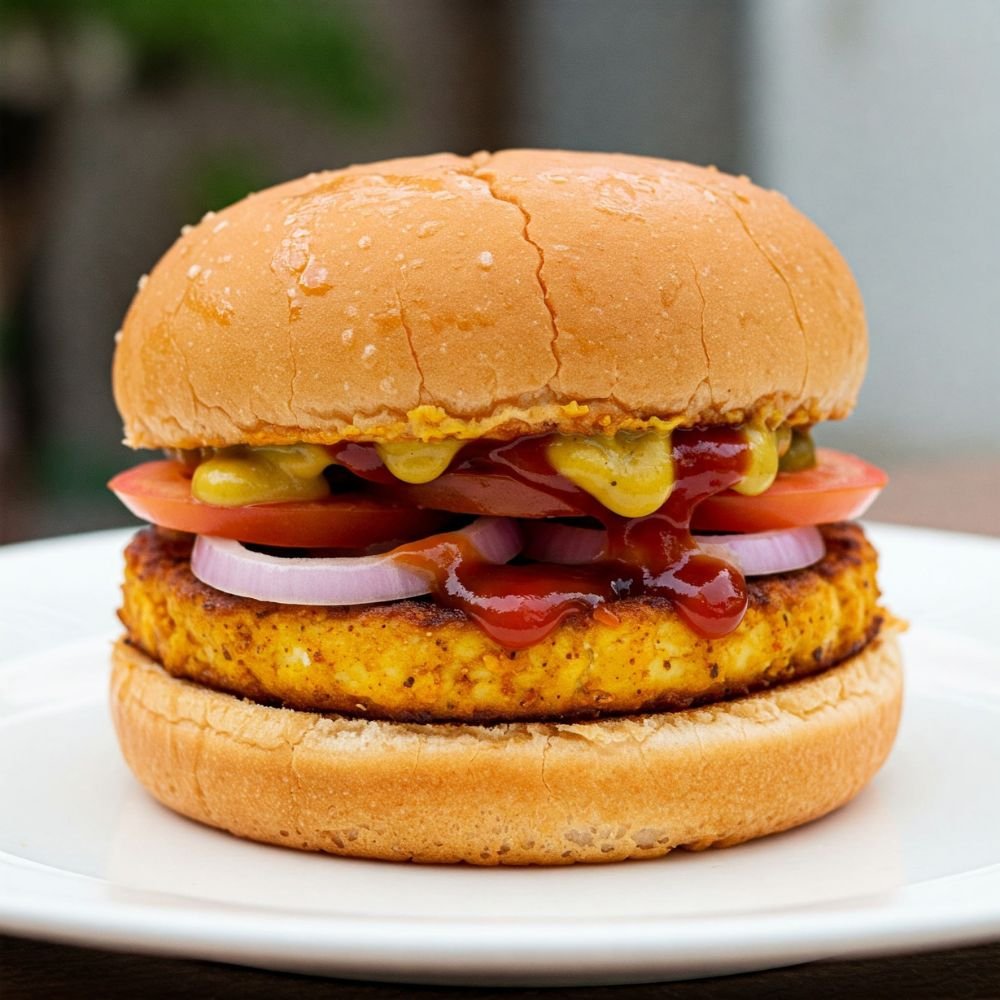 CRISPY PANEER BURGER