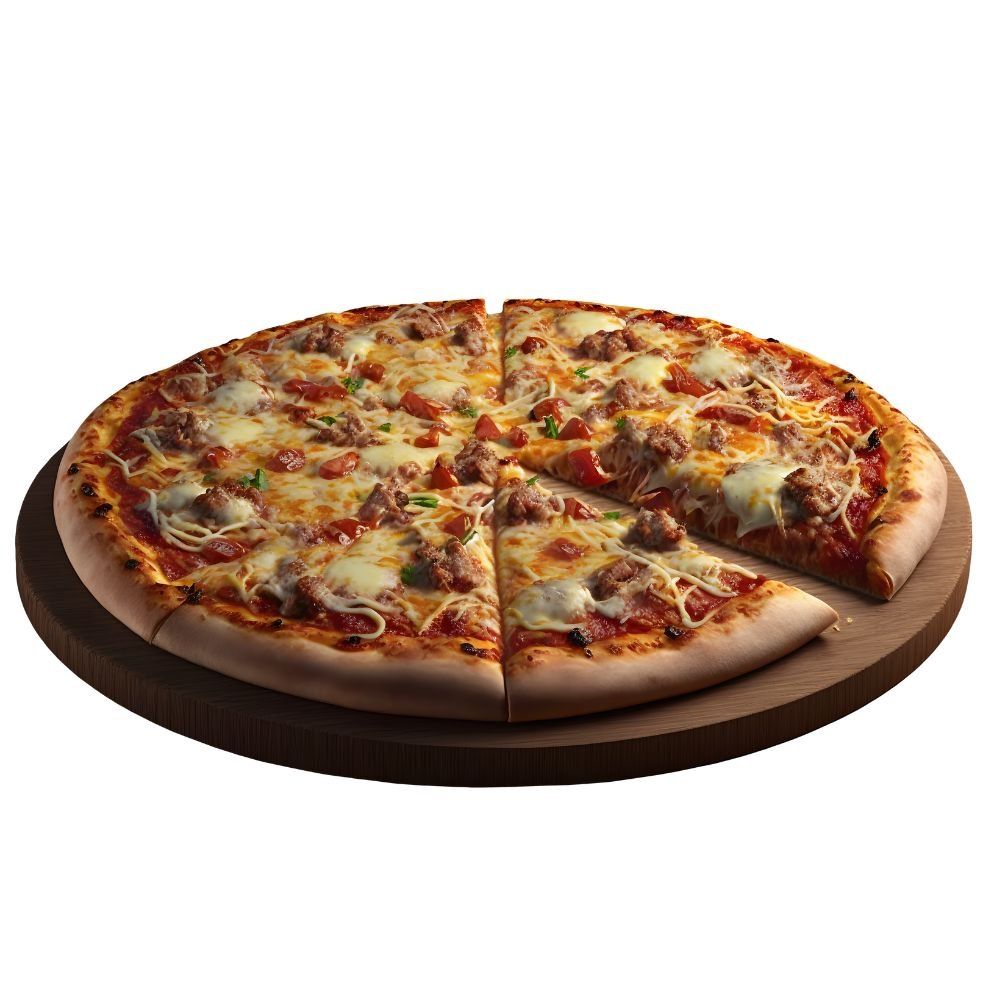 Chicken over load pizza