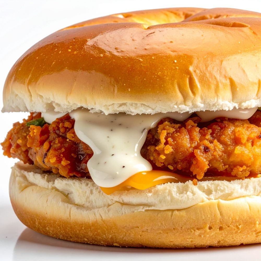 DESI CREAMY CHICKEN BURGER