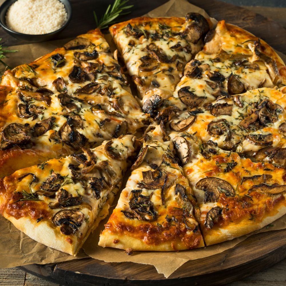Mushroom pizza